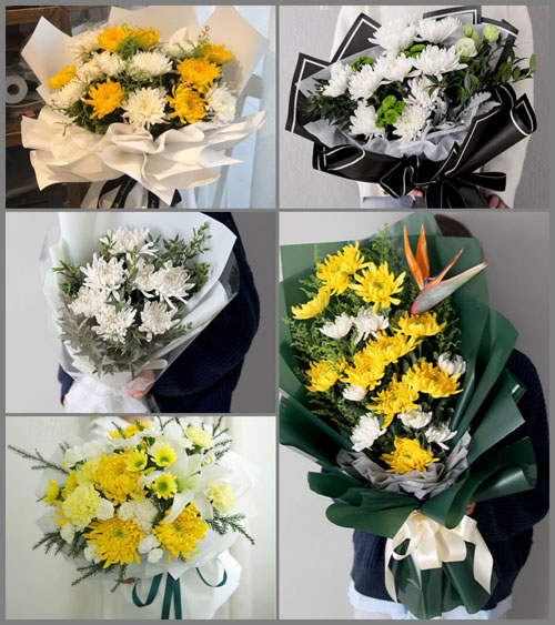 广东广州市白云区钟落潭镇新村村白事花束代送